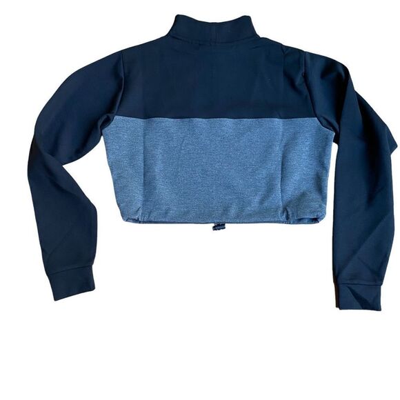 Sik Silk Advantage 1/4 Zip Track Top Black Grey Sz US 6 NWT - Picture 7 of 9